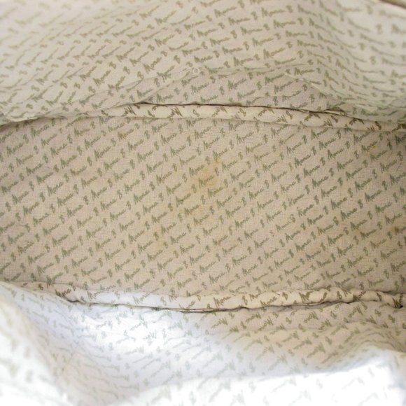 MONA B Upcycled Recycled Canvas and Leather Studded Tote Bag - Picture 8 of 11